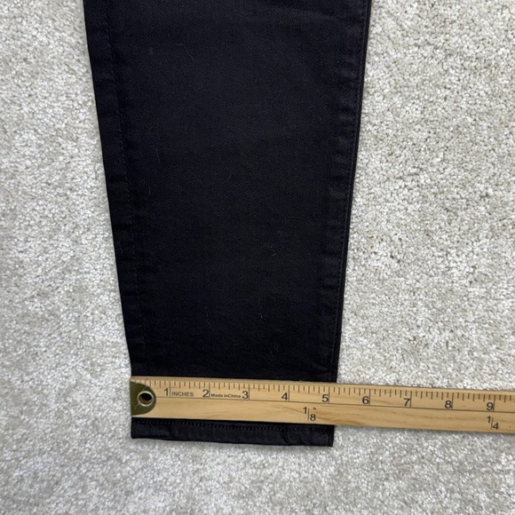 AG Adriano Goldschmied Legging Ankle Jeans Womens 29R Black Distressed Skinny - Picture 11 of 15